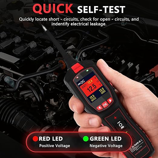 Electrical Tester for 6V-30V Cars, Short Circuit Breaker Finder Tool, Automotive Circuit Tester, Voltage Tester, P150