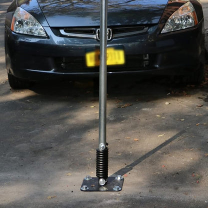 SmartSign FlexPost Signpost - Asphalt Model | 6' high Post, Flexible Sign Holder for Outdoors with Base, Made in USA