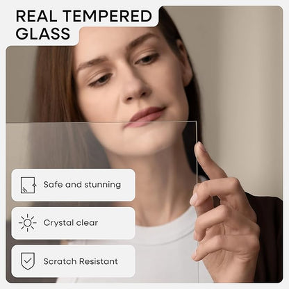 Homeforia 19.25x26.75 Bronze Puzzle Frame, High End Metal 19.25 by 26.75 Picture Frames without Mat, 26.75x19.25 Brass Art Frame for Wall, 19.25by26.75 Puzzle Frames, Tempered Glass, Wall Kit, Set of 1