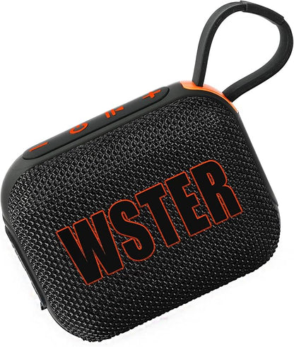 Portable Bluetooth Speaker, Wireless Portable Bluetooth Speaker with FM Radio BT5.3 TF Card USB, Stereo Sound TWS Pairing, Small Speaker with Strap for Travel Home &Outdoor Camping, Gift for Kids/Boys