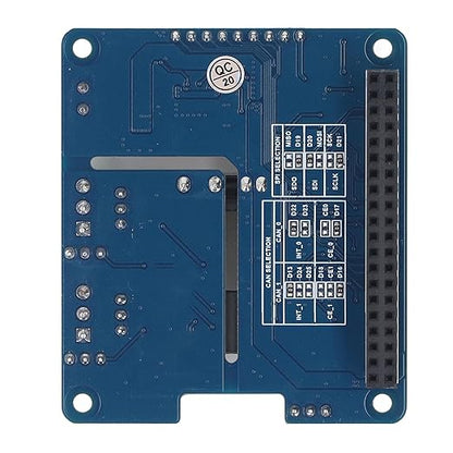 Generic CAN Bus Expansion Board, Dual Chip Stackable 2-Channel CAN Interface Communication 2 Channel Isolated Expansion Module Board for Pi WH 2B 3B 3B+