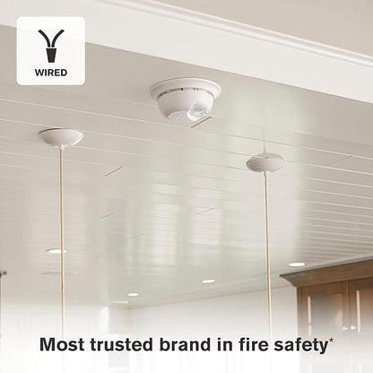 First Alert SMI100-AC, Hardwire Interconnect Smoke Alarm with Battery Backup, 1-Pack