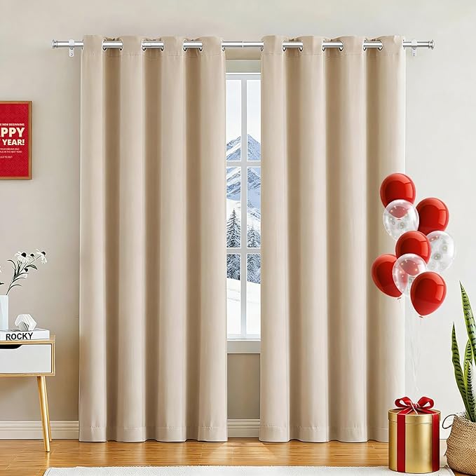 TONIAL Curtain Rod 32 to 58 Inch(2.6-4.8ft), Telescoping Splicing 3/4 Drapery Rods for Windows 20 yo 54 Inches, Decorative Single Rod with Small Cap Finial, Silver