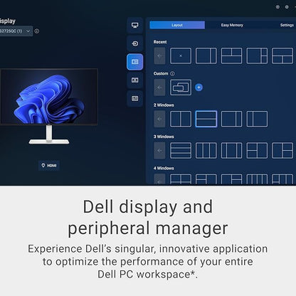 Dell 34 Plus USB-C Curved Monitor - S3425DW - 34-inch (3440 x 1440) up to 120 Hz 21:9 Display, VA Panel, AMD FreeSync Premium, 99% sRGB, 95% DCI-P3, Integrated Speakers, 3000:1 Contrast Ratio