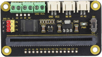 Pilipane Servo Drive Expansion Board Professional Powerful Motor Driver Board for Microbit Plug in Interface DC Motor Driver Board for Robotics and DIY Projects