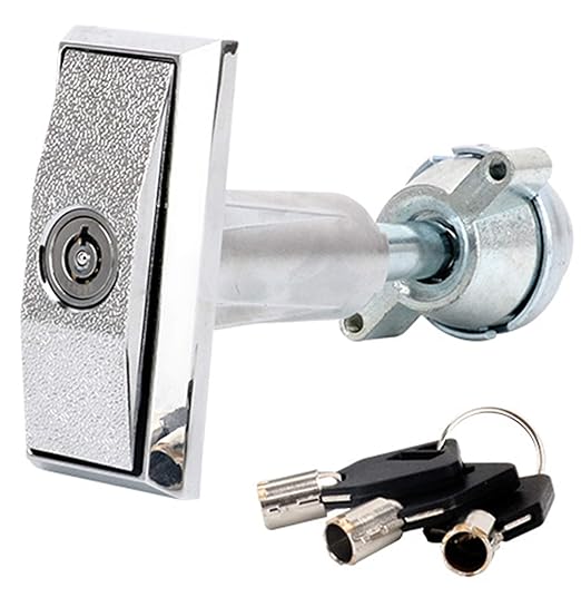 KIKEEP Universal Replacement T-Handle Vending Machine Lock with Keys (Long)