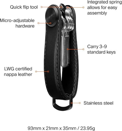 Orbitkey Key Organizer Pro - Leather