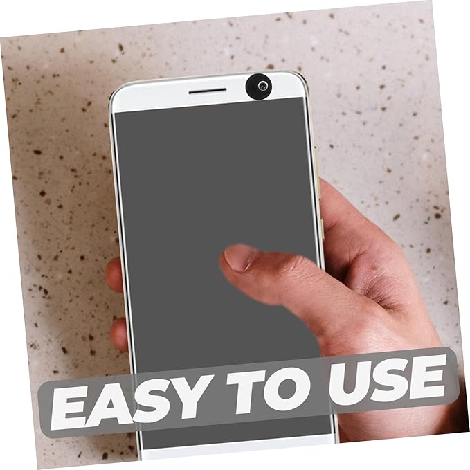 Angoily 6pcs Keep Your Phone Camera Lens Covers for Phone Webcam and Security Camera Material
