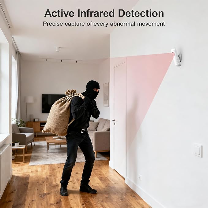 Security Systems for House,Door/Window Alarm System for Phone App & Remote Control,WiFi+GSM/4G with Instant App Alerts DIY Kit Smart Life Tuya APP Compatible with Alexa NO Monthly Fees