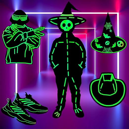 Glow in The Dark Tape - 2PCS 33 FT X 0.5 Inch Glow Tape, Fluorescent Tape, Waterproof Luminous Reflective Tape for Stairs, Walls, Steps, Exit Sign, Theatres, Staged & Dark Areas