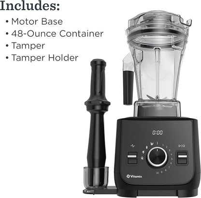 Vitamix Ascent X2 Blender with Three Blending Programs, Self-Cleaning Program, Professional-Grade Blender for Smoothies, Soups and More, Stainless-Steel Blades, 48 Oz Container, Shadow Black