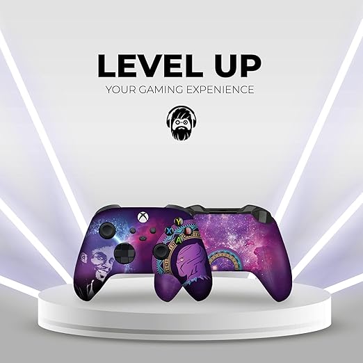 DreamController Blacckk Panther Custom X-box Controller Wireless compatible with X-box One/Series X/S Proudly Customized in USA with Permanent HYDRO-DIP Printing (NOT JUST A SKIN)