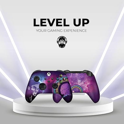 DreamController Blacckk Panther Custom X-box Controller Wireless compatible with X-box One/Series X/S Proudly Customized in USA with Permanent HYDRO-DIP Printing(NOT JUST A SKIN) (MODDED)