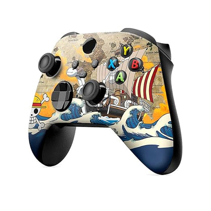 DreamController One Peice Custom X-box Controller Wireless compatible with X-box One/X-box Series X/S Proudly Customized in USA with Permanent HYDRO-DIP Printing(NOT JUST A SKIN) (MODDED)