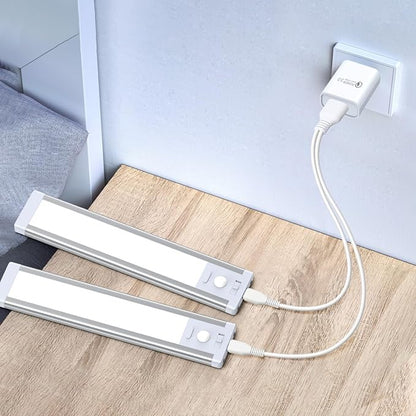 Under Cabinet Lighting USB C Charging Cable, Charger for MCGOR Motion Sensor Light Indoor, with Power Adapter