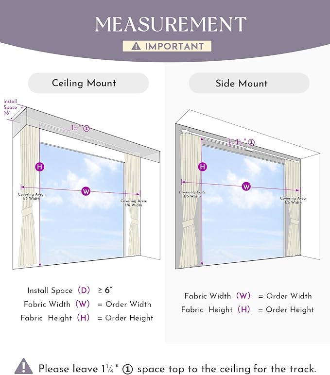 Graywind Hardwired Smart Curtains Motorized Blackout Curtain with Remote Alexa Google Control for Sliding Door Thermal Insulated Drapes One-Way or Split Draw, Custom Width to 220" (Mocha Beige)
