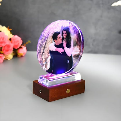 Personalized crystal photo frame, custom photo home decoration frame, birthday, Christmas, wedding anniversary, wedding gift for girlfriend, boyfriend, husband, wife, friends, father, mother