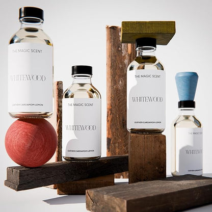 The Magic Scent Whitewood Diffuser Oil - Hotel & Home Luxury Scents Inspired by 1 Hotel Miami, Compare to My Way Diffuser Oil Scents for Home, Designed for Use in All Diffusers - 16.9 fl oz, 500 mL