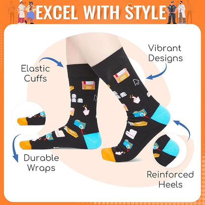 HAPPYPOP Gifts for Mechanic Personal Trainer - Photography Bus Driver Engineer Socks