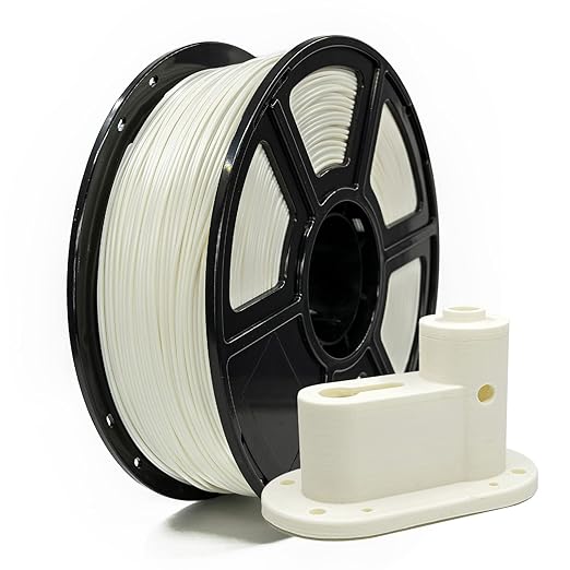 FLASHFORGE ASA Filament 1.75mm Natural, 3D Printer Filament 1kg (2.2lbs) Spool, Dimensional Accuracy +/- 0.02mm, Durable, High UV-Resistant, Perfect for Printing Outdoor Functional Parts