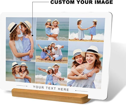 Custom Style Custom Metal Photo Prints,Customize Your own Picture Frame,Personalized Metal Picture Gift for Family and Lovers