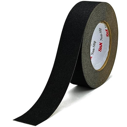 S&X Non Slip Tape 1 1/2 INCH x 60 FT Grip Tape for Stairs, Steps Waterproof and Durable, Black