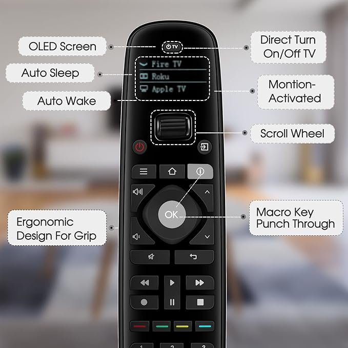 SofaBaton U2 Universal Remote with Customizable APP, All-in-one Smart Remote Control, Compatible with TV/Soundbar/Streaming Players and More