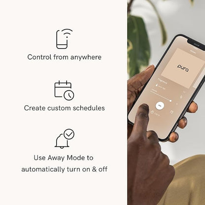 Pura Smart Home Fragrance Device Starter Set - Pura 4 - Scent Diffuser for Home - Includes Fragrance Aroma Diffuser - Square Box, SoHo and Noma Scent Refills