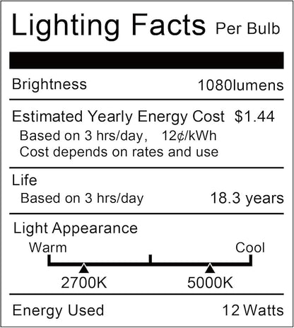 Smart Recessed Lighting 4 Inch RGBCW Color Changing 12W LED Downlight with Junction Box,1000 Lumen Recessed Ceiling Light Compatible with Alexa,Dimmable by Bluetooth Control -1Pack