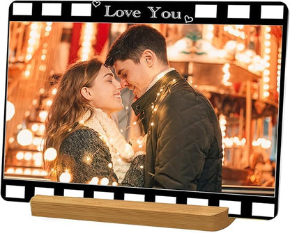 Custom Metal Photo Prints, Personalized Picture Frame with Your Photos, Customized Photo Gifts for Lovers, Couples, Family and Home Decor