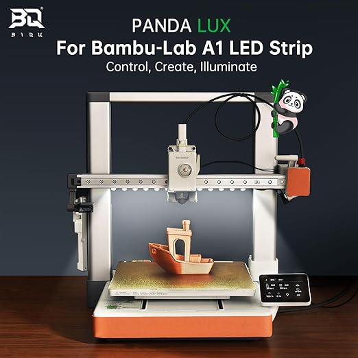 BIQU Panda Lux Compatible with Bambu-Lab A1 LED Light Strip Easy Installation High Brightness Light Bar