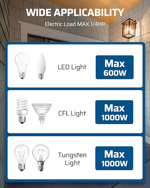 DEWENWILS Motion Sensor Light Switch, Single Pole, Motion Activated Wall Switch, Needs Neutral Wire, 5A for Hallway, Bathroom, Storage Room, 2 Pack, UL Listed, White