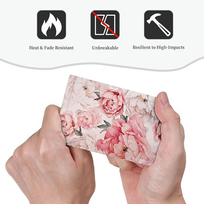 Decorative Light Switch Plate Covers Ink Pink Peony Flower Rustic Floral 1 Gang No Device Single Blank Outlet Covers Wall Plate Light Switch Cover Plate for Home Bedroom Decor