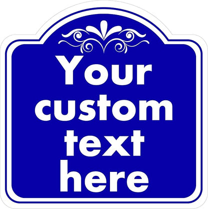 Custom Sign, Custom Indoor/Outdoor Decorative Sign，Aluminum Weatherproof Metal Sign Multiple Sizes, Customize for Office, Business, Workplace, office, Home, Delivery Signs