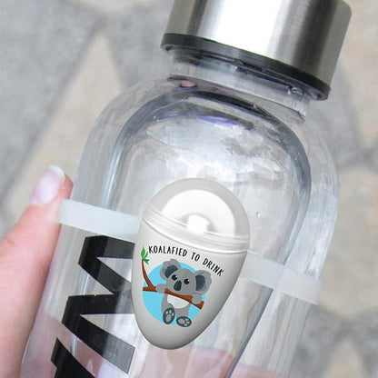 ULLA Drink Water Reminder, Smart Light for Water Bottle, Fits Most Bottles, Lights Up When Time to Drink, Hidrate Smart Water Bottle Reminder to Drink, Smart Hydration Reminder (Koalified)