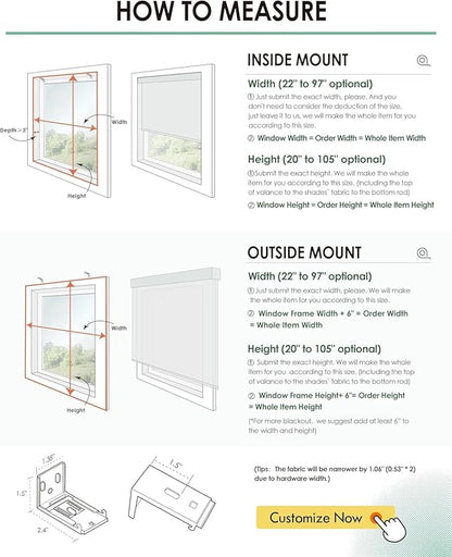 Yoolax Smart Blinds, Motorized Matter Roller Shades Blackout Automatic Blinds for Windows Motorized Shades Compatible with Alexa, Google Home, Homekit, Fabric Sample (Multicolor)
