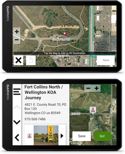 Wearable4U - Garmin RV Cam 795, Large, Easy-to-Read 7 GPS Navigator, Built-in Dash Cam, Automatic Incident Detection, Custom RV Routing with Power Pack Bundle