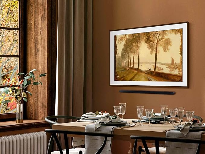 Samsung 85” The Frame Customizable Bezel (2025 Model), Magnetic, Quick and Easy Installation, VG-SCFF85BWBZA, Modern Brown