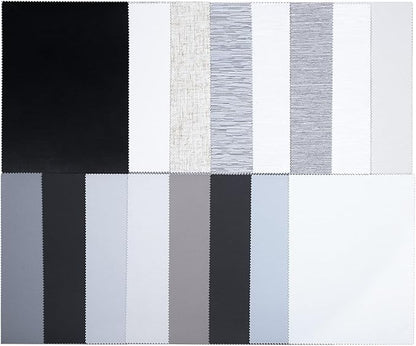 Astomi Blackout Roller Blinds Fabric Samples Collection (16 Colors)