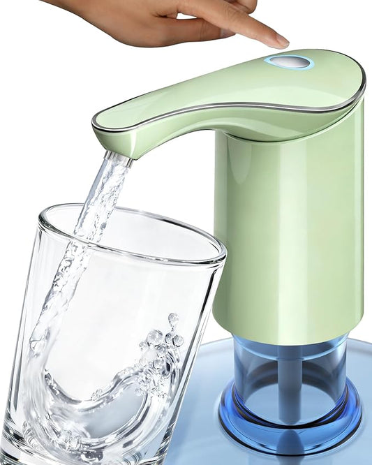 Electric Water Bottle Dispenser for 3-5 Gallon Jug, Automatic USB-C Water Jug Dispenser, Portable Upgraded Submersible Water Pump,High-Power & Silent Operation for Camping Home Office Bedroom