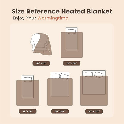 Cow Print Heated Electric Blanket King Size-Heating Blanket King Size with 10 Heat Levels & 10 Hours Auto-Off, Cozy Soft Fleece Sherpa, Washable, 90x100 Inche Cow Print Pink