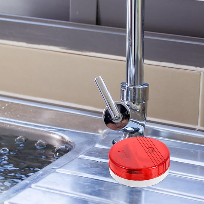 Water Leak Sensor Smart Leak Detection Alarm for Home Basement Bathroom Laundry with Sensitive Rapid Response and Immediate Water Level Alerts