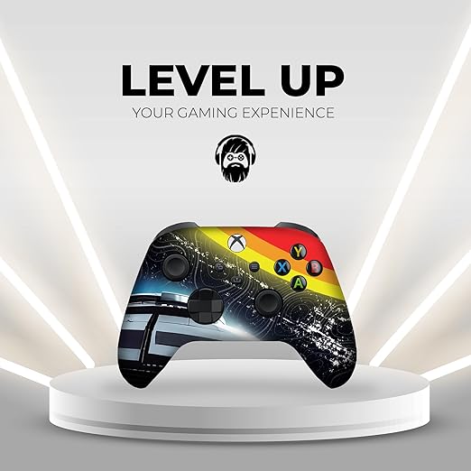 DreamController Cosmic Voyagger Custom X-box Controller Wireless compatible with X-box One/Series X/S Proudly Customized in USA I Permanent HYDRODIP Print(NOT JUST A SKIN)(MODDED)