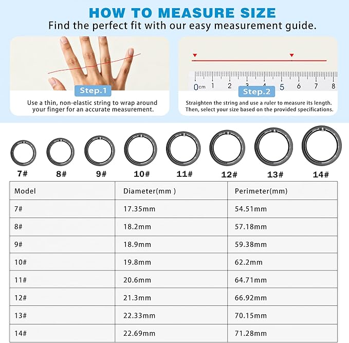 Smart Ring for Men Women, Fitness Ring with Sleep Tracker, IP68 Waterproof with Heart Rate, SpO2, Health Activity Trackers, Step Counting,Calorie Pedometer(Black 9)