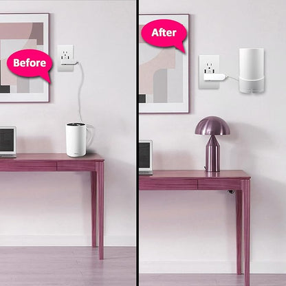 Wall Mount Bracket for Deco X68/XE75/XE75 Pro/AXE5300/AXE5400/PX50 Tri-Band WiFi 6 System（2 Pack