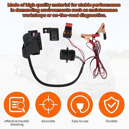 for Paccar MX13 EPA21 ECM Diagnostic Cable, Professional Heavy Duty Truck Engine Diagnostic Tool, Plug & Play Fault Testing Cable for Paccar MX13 Engines