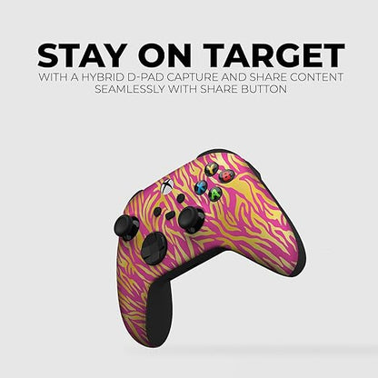 DreamController Nobility Tiggger Custom X-box Controller Wireless compatible with X-box One/Series X/S Proudly Customized in USA with Permanent HYDRO-DIP Printing (NOT JUST A SKIN)