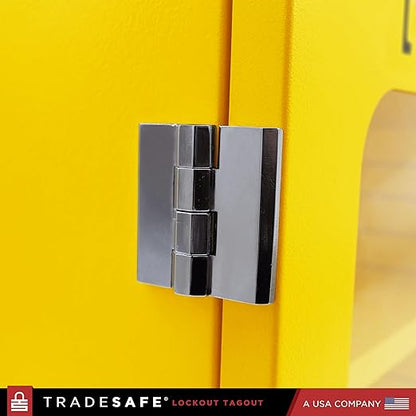 TRADESAFE Lockout Tagout Cabinet, Lock Out Tag Out Station Unfilled - No Loto Devices Included, Wall-Mountable Lockout Tagout Station Cabinet, Loto Box 14-3/8 x 6-1/4 x 17-3/4 inches