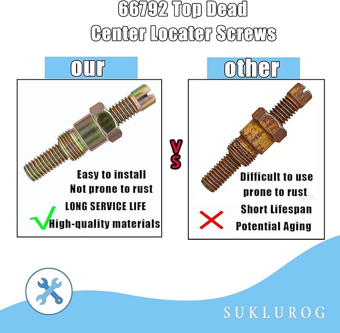 （1PC）66792 Top Dead Center Locater Screws, Piston Stop Tool for TDC Locating,Screws into 14mm Spark Plug Hole Piston Stop Tool
