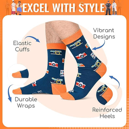 HAPPYPOP Gifts for Mechanic Personal Trainer - Photography Bus Driver Engineer Socks